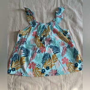 Jumping Beans Tropical Kids Top - Blue, Pink, Yellow